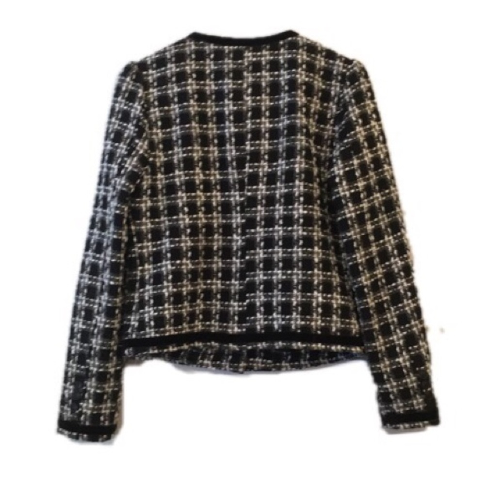 Cr Signature Woven Front Button Woolblend Jacket - image 2